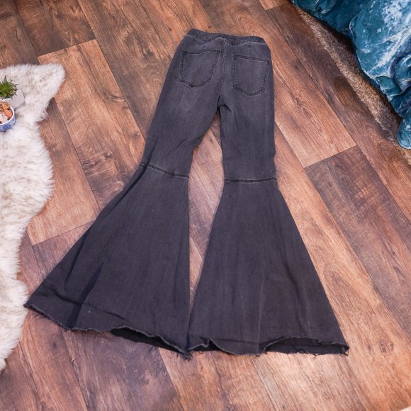 FREE PEOPLE Big Bell-bottom corduroy High Waisted - Picture 2 of 2